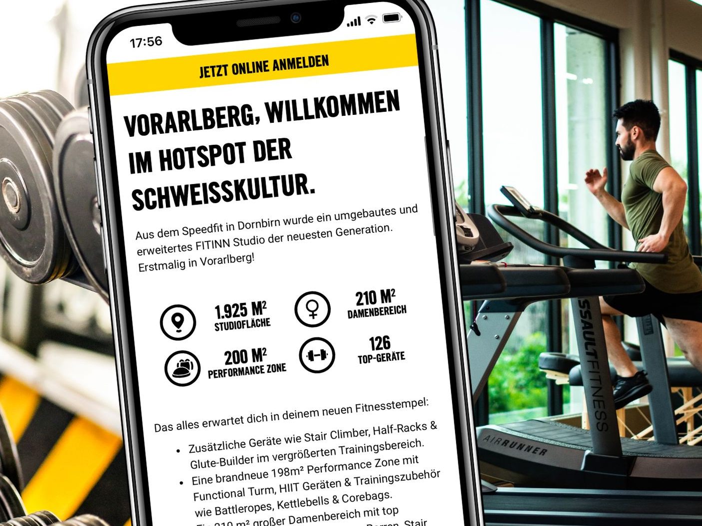 Seit dem Umbau gibt es eine 200 Quadratmeter große Performance Zone.