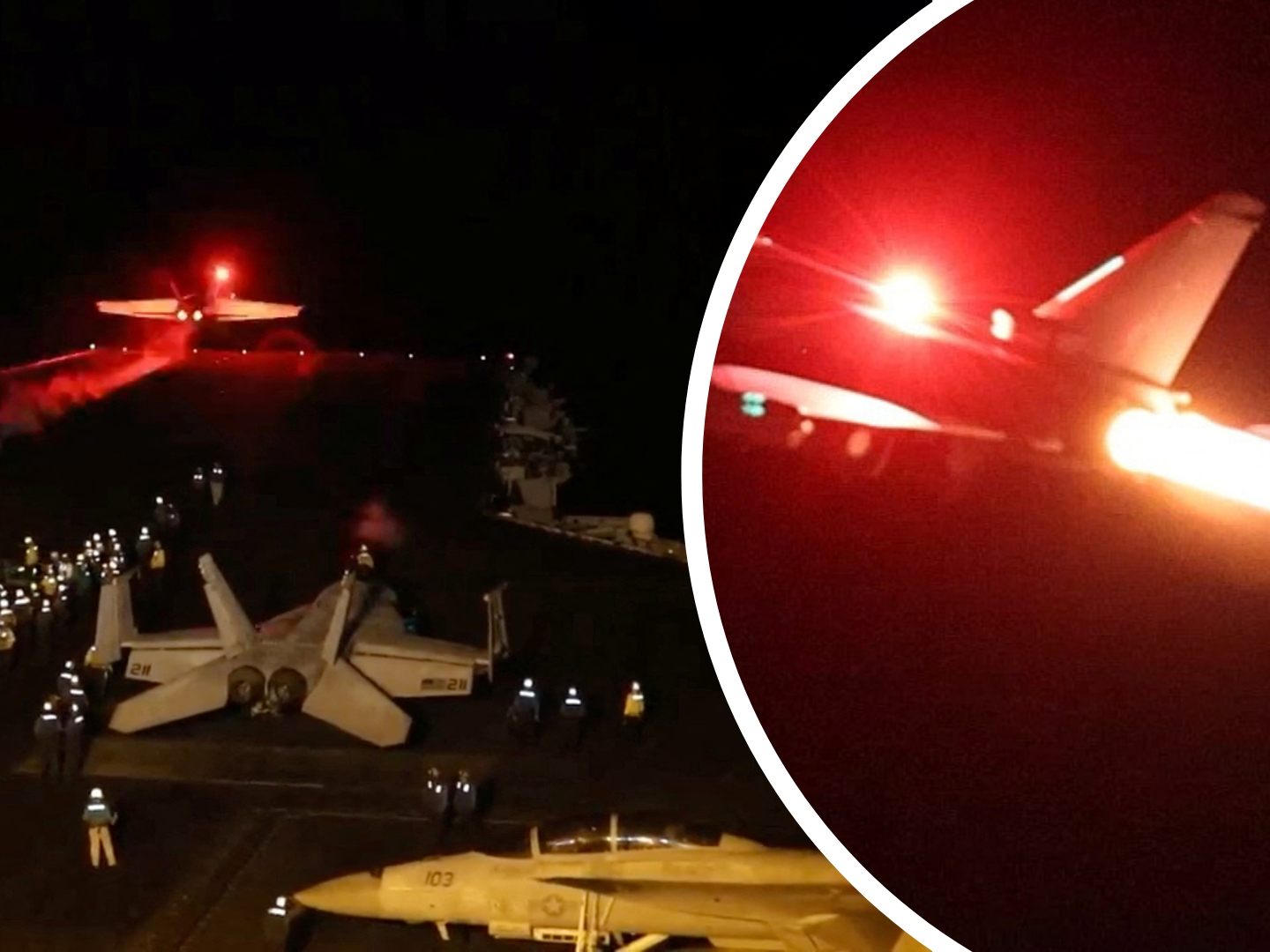 Die USA und Großbritannien haben mit der Unterstützung Verbündeter in der Nacht zu Freitag "erfolgreich" Stellungen der vom Iran unterstützten Houthi-Rebellen im Jemen angegriffen.