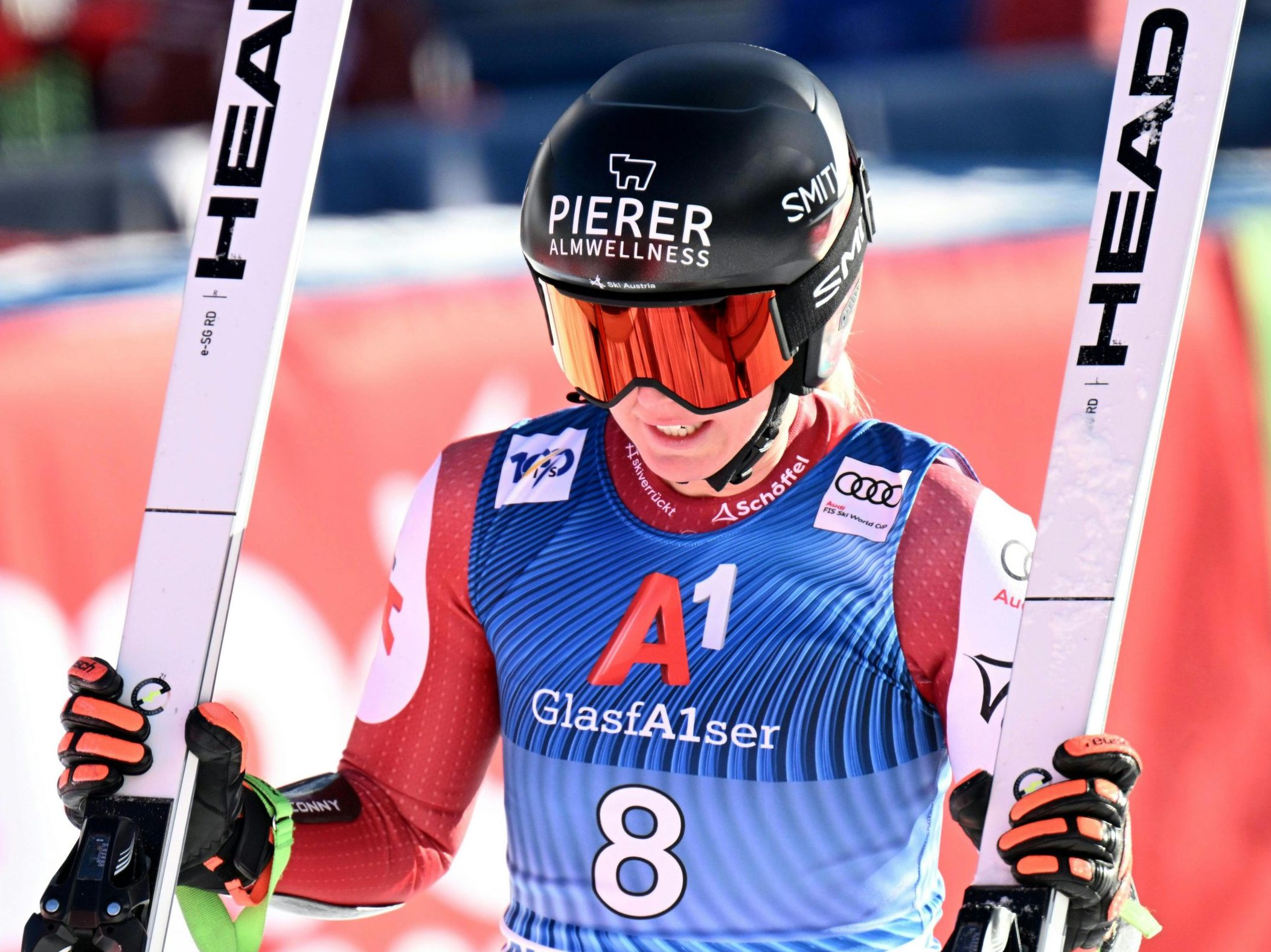 Cornelia Hütter hat am Freitag den Super G in Zauchensee gewonnen. Cornelia Hütter hat am Freitag den Super G in Zauchensee gewonnen.
