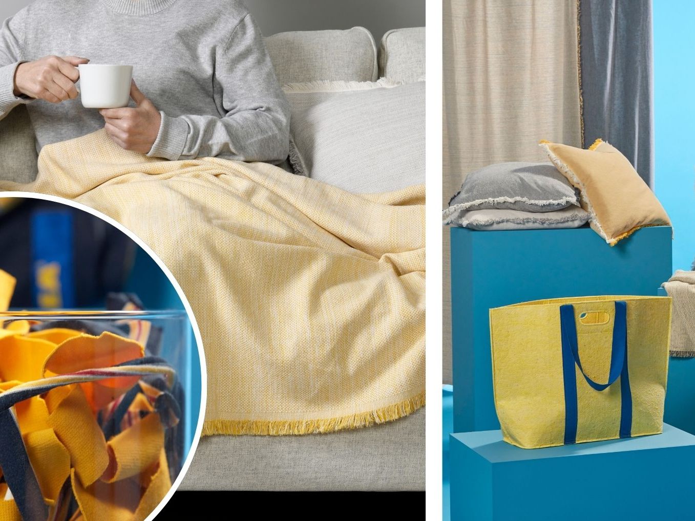 IKEA revolutioniert mit VÄXELBRUK: Mitarbeiteruniformen werden zu Wohnaccessoires