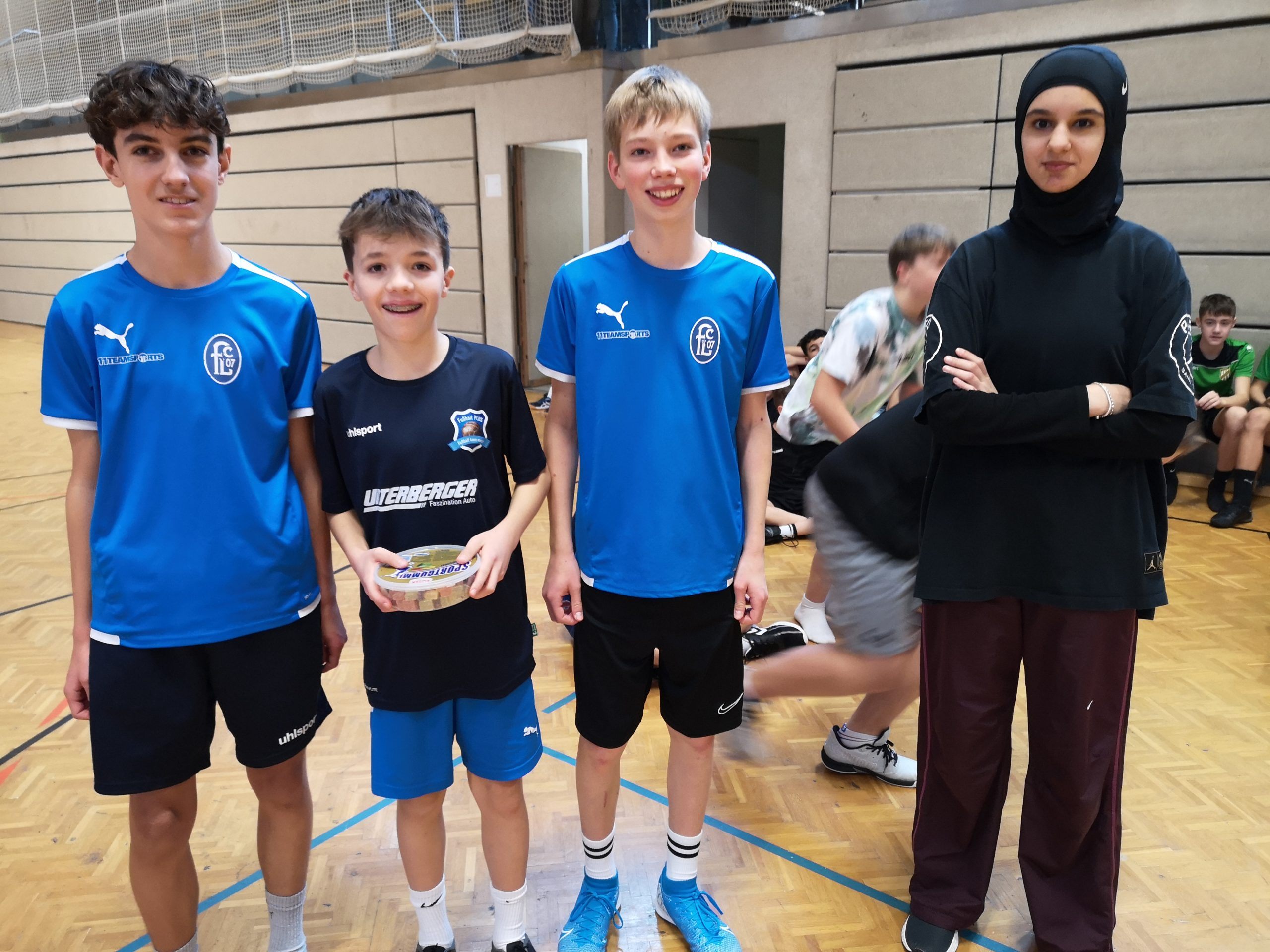 Das Siegerteam: Jakob, Jakob, Julian und Meryem Das Siegerteam: Jakob, Jakob, Julian und Meryem