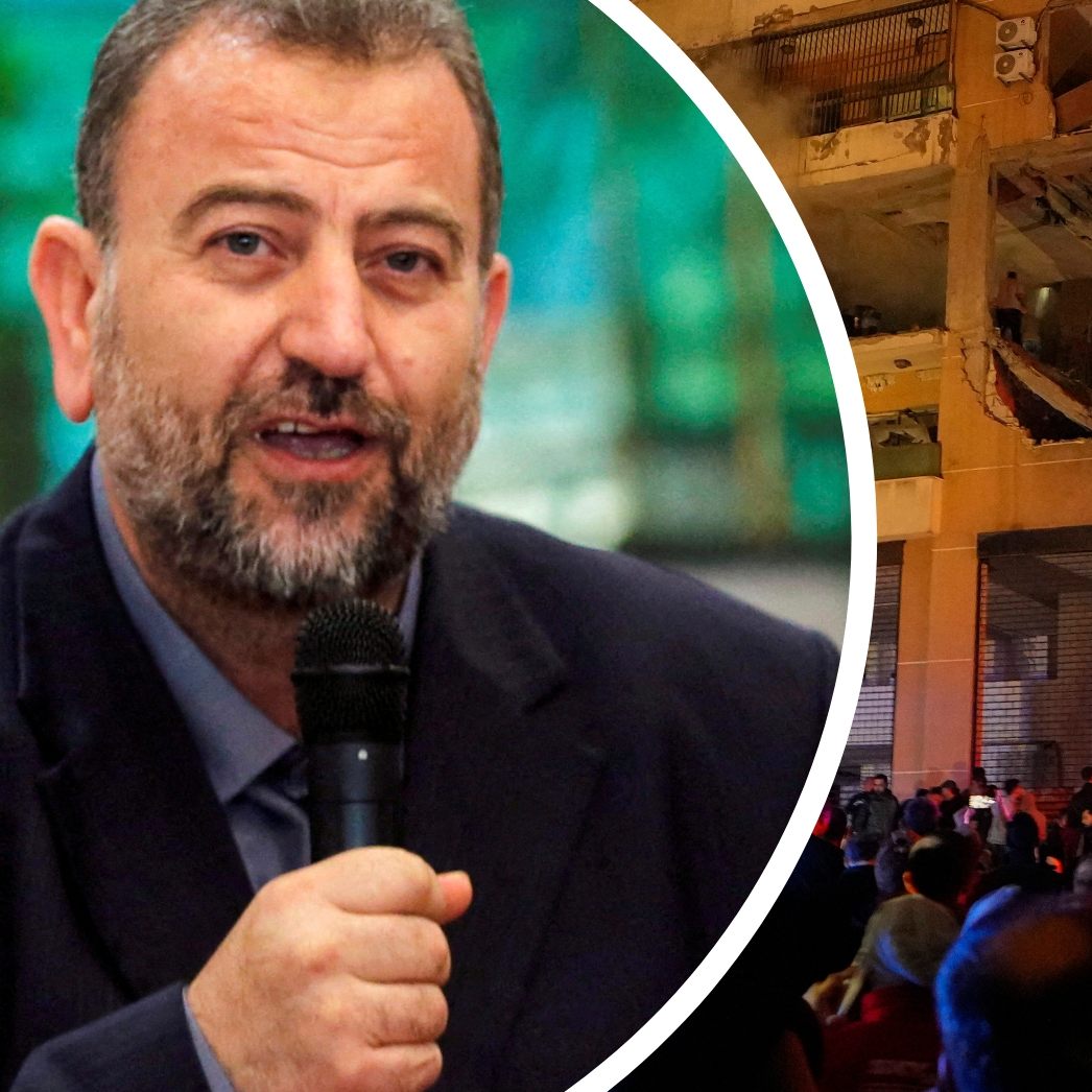 Ein israelischer Drohnenangriff im Süden Beiruts (Bild) soll der Nummer zwei der Hamas, Saleh al-Aruri (l.), das Leben gekostet haben.