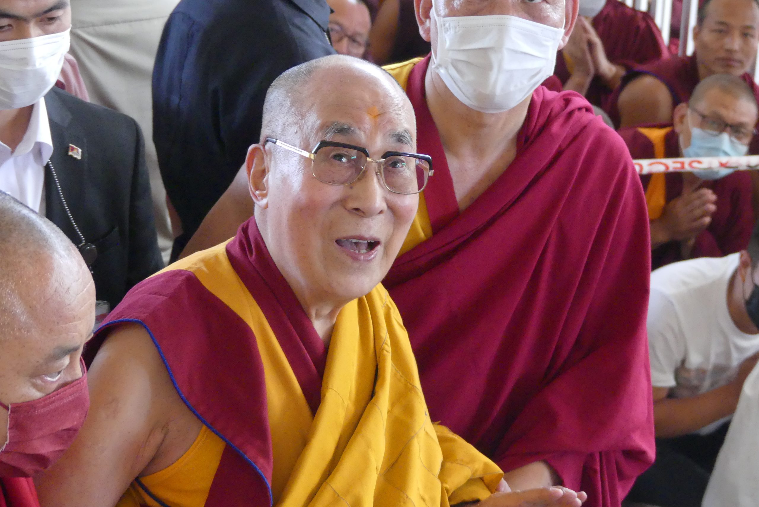 Seine Begegnung mit dem vierzehnten Dalai Lama