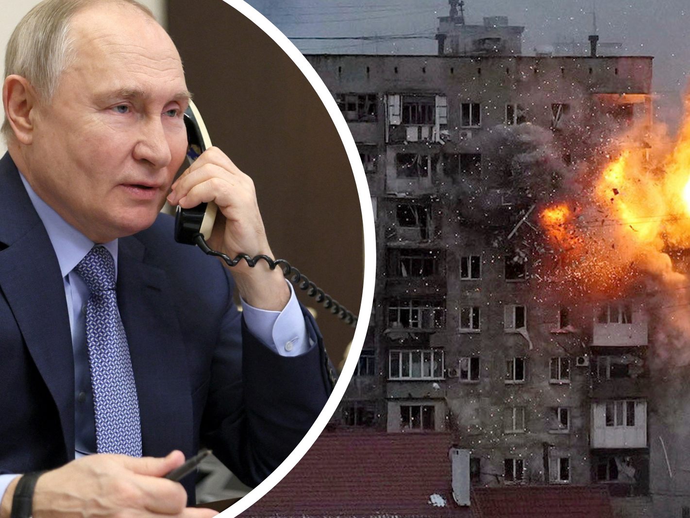 "Dummköpfe" in Kiew hätten Chance auf Frieden vor eineinhalb Jahren vergeben, so Putin.