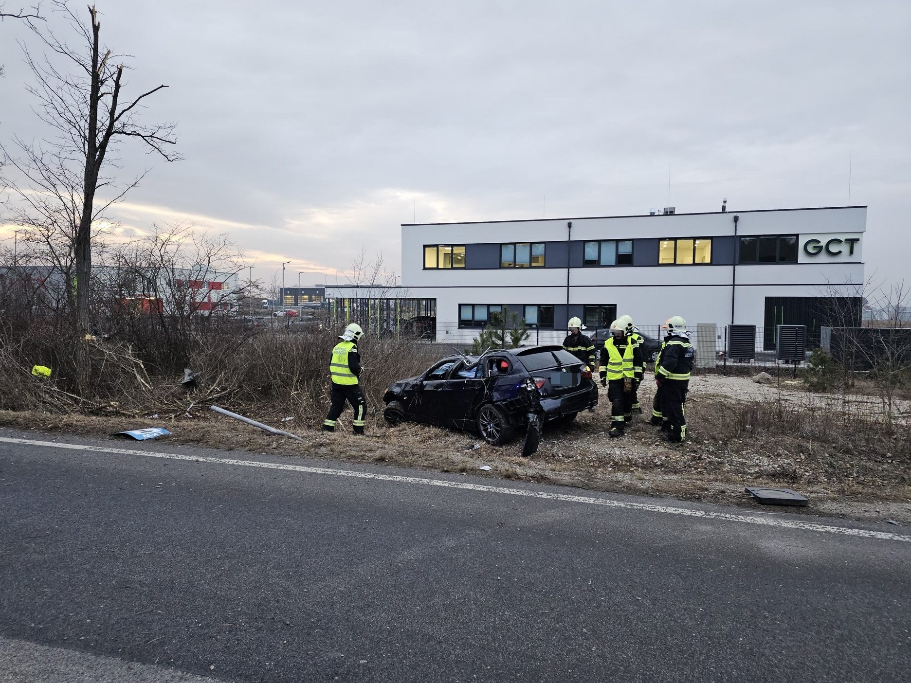 Der Fahrzeuglenker auf der B54 hatte großes Glück. Der Fahrzeuglenker auf der B54 hatte großes Glück.