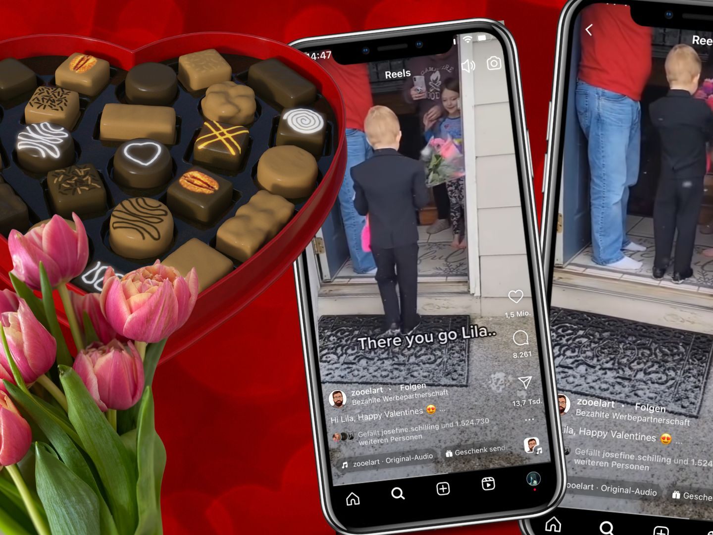 Kleine Gesten der Freundschaft: Anthony überrascht Lila mit Blumen und Schokolade Kleine Gesten der Freundschaft: Anthony überrascht Lila mit Blumen und Schokolade