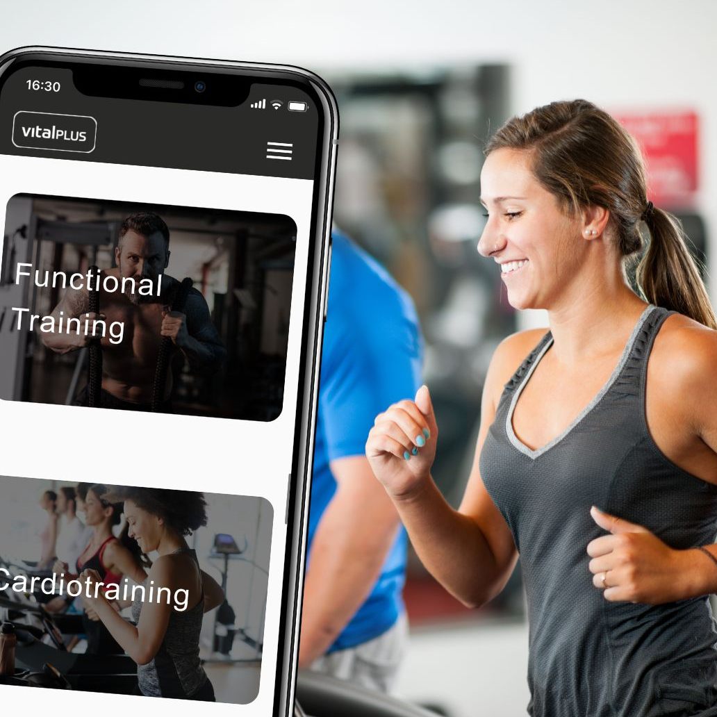 VitalPLUS bietet eine große Auswahl an Kursen, darunter Yoga-, Pilates- und Rückenkurse.