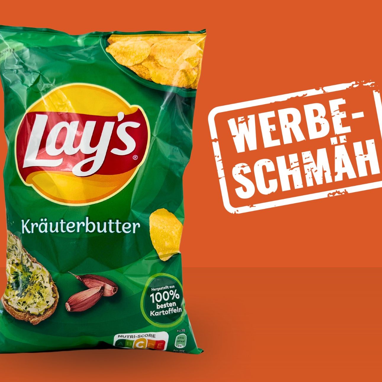Lays Chips Kräuterbutter wurden zum "Werbeschmäh des Monats" Jänner gekürt.