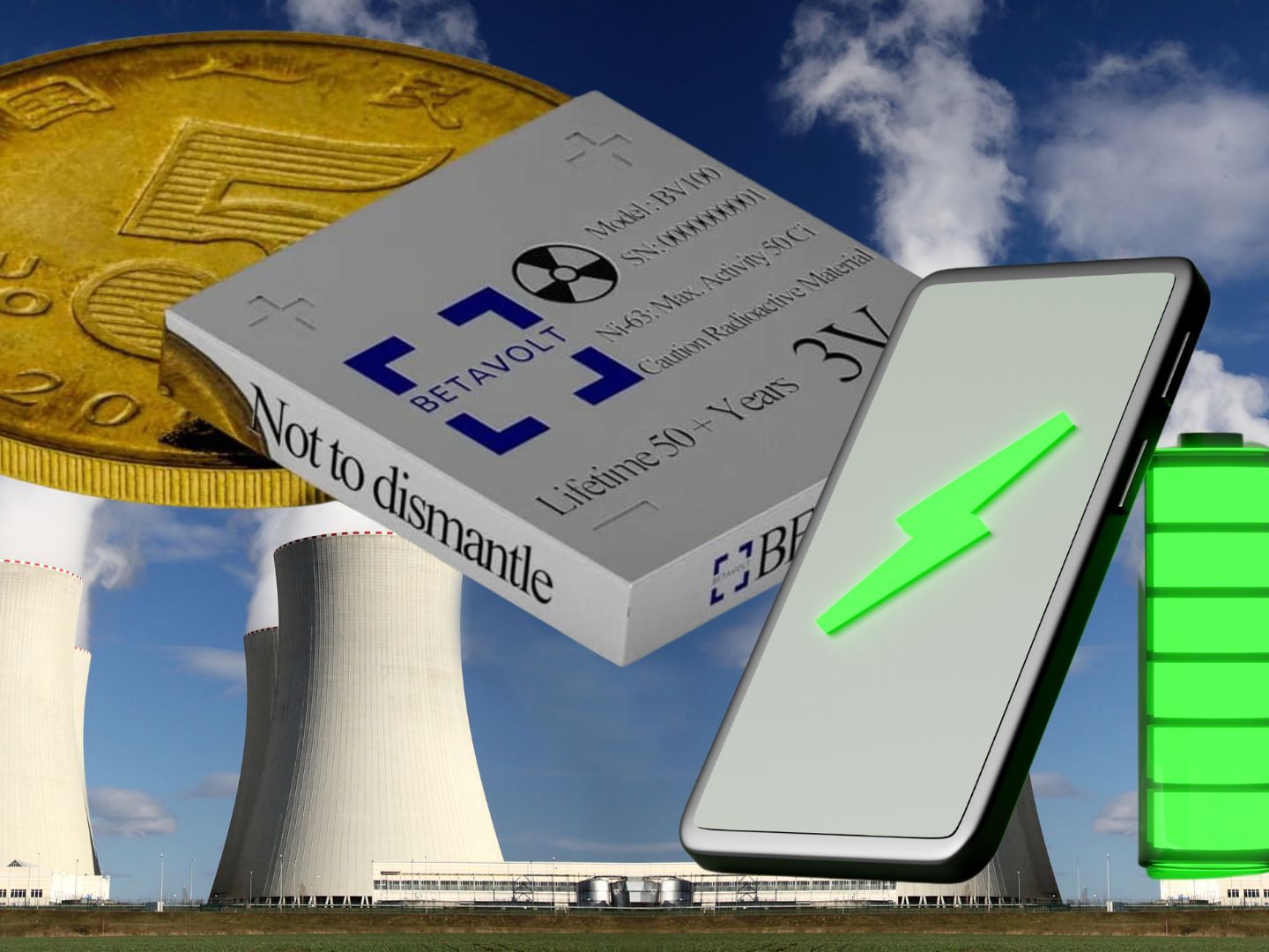 Chinesische Wissenschaftler haben eine bahnbrechende Mini-Isotopenbatterie entwickelt, die ein Smartphone 50 Jahre lang mit Energie versorgen könnte, ohne aufgeladen werden zu müssen. Chinesische Wissenschaftler haben eine bahnbrechende Mini-Isotopenbatterie entwickelt, die ein Smartphone 50 Jahre lang mit Energie versorgen könnte, ohne aufgeladen werden zu müssen.