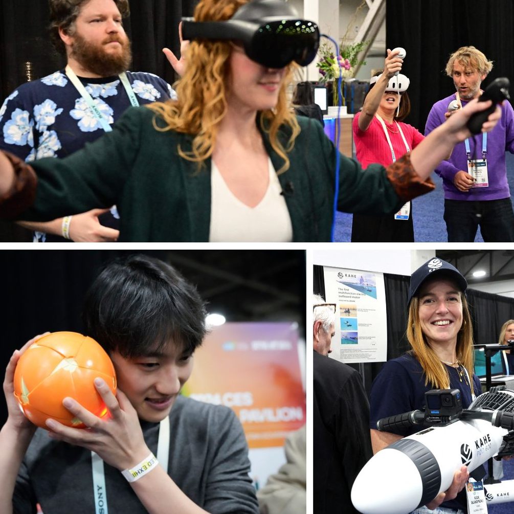 Bei der Technikmesse CES 2024 in Las Vegas dreht sich fast alles um künstliche Intelligenz im Alltag.