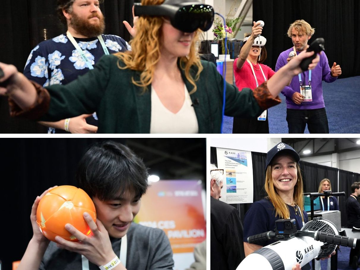Bei der Technikmesse CES 2024 in Las Vegas dreht sich fast alles um künstliche Intelligenz im Alltag. Bei der Technikmesse CES 2024 in Las Vegas dreht sich fast alles um künstliche Intelligenz im Alltag.
