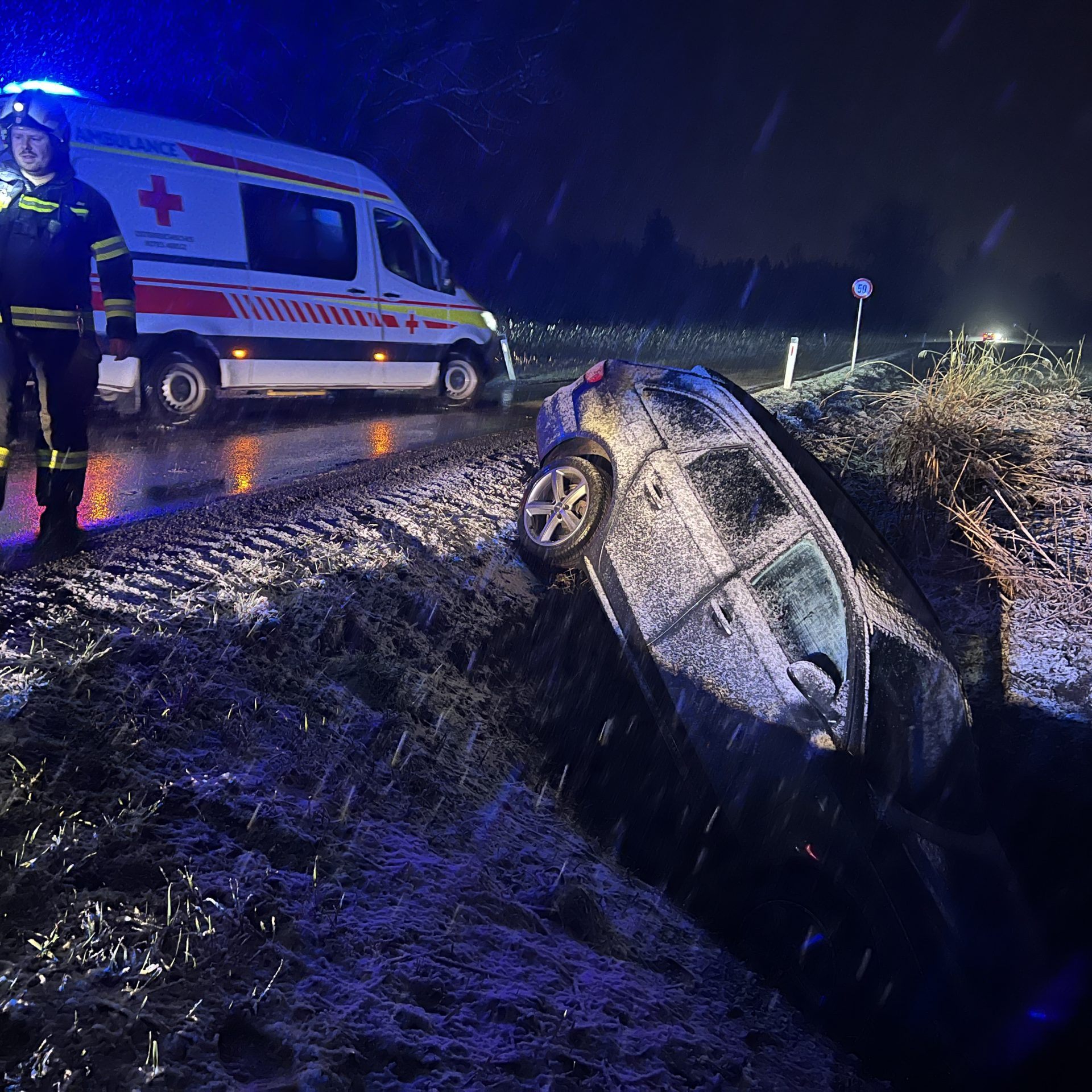 Die Einsatzkräfte wurden am Donnerstagabend nach Lustenau gerufen.