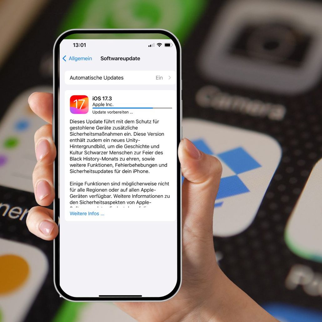 Apple führt mit iOS 17.3 Update einen innovativen Diebstahlschutz für iPhones ein, um Nutzerdaten und Finanzen zu sichern.