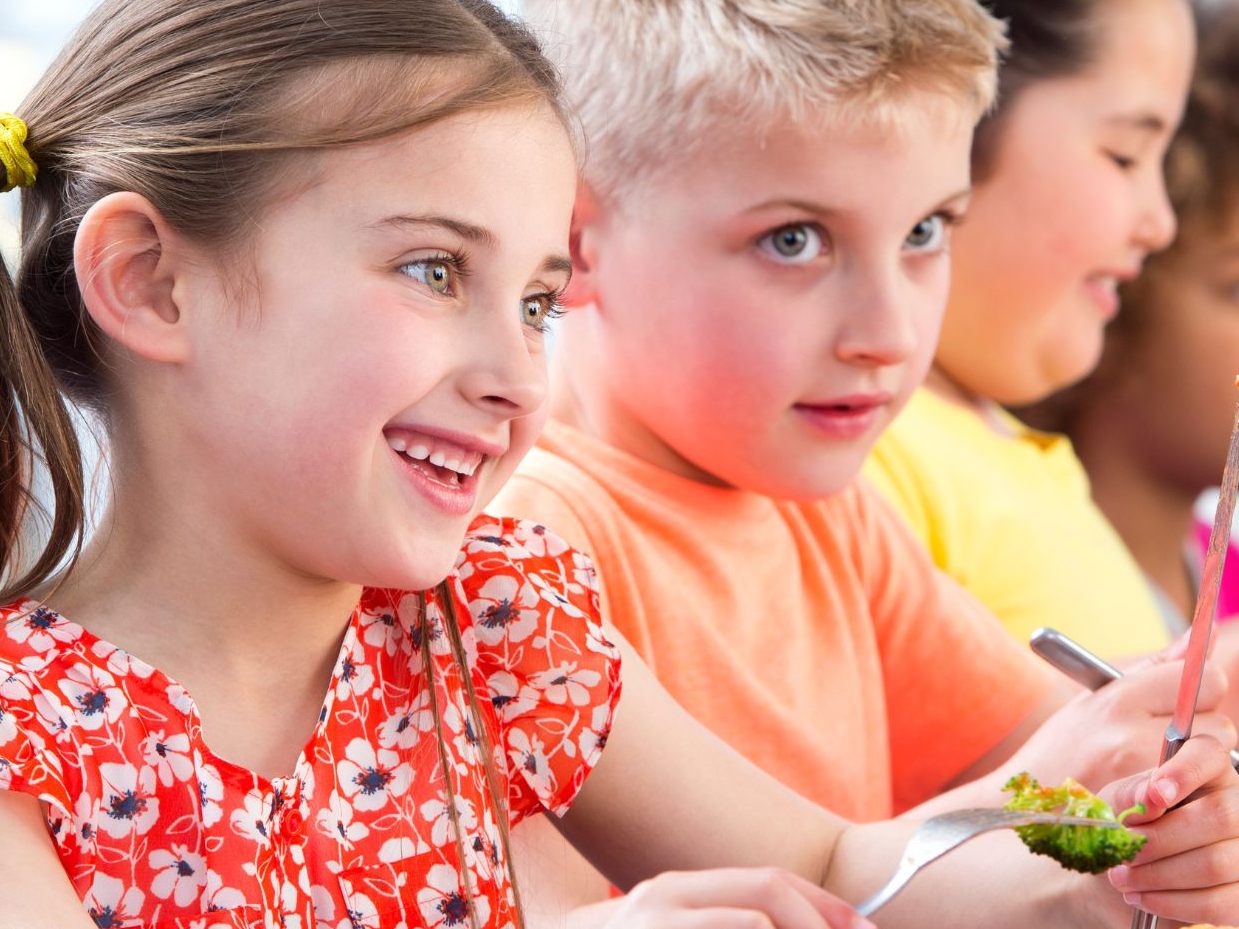 Volksschulen erhalten Geld, wenn Mahlzeiten Anforderungen erfüllen.