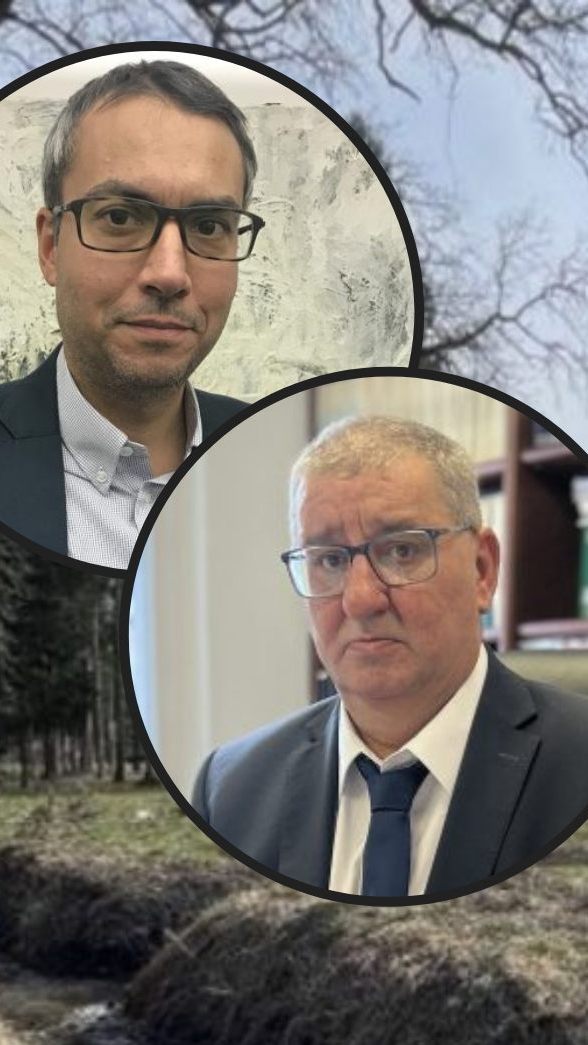 Die Anwälte Sanjay Doshi und German Bertsch.