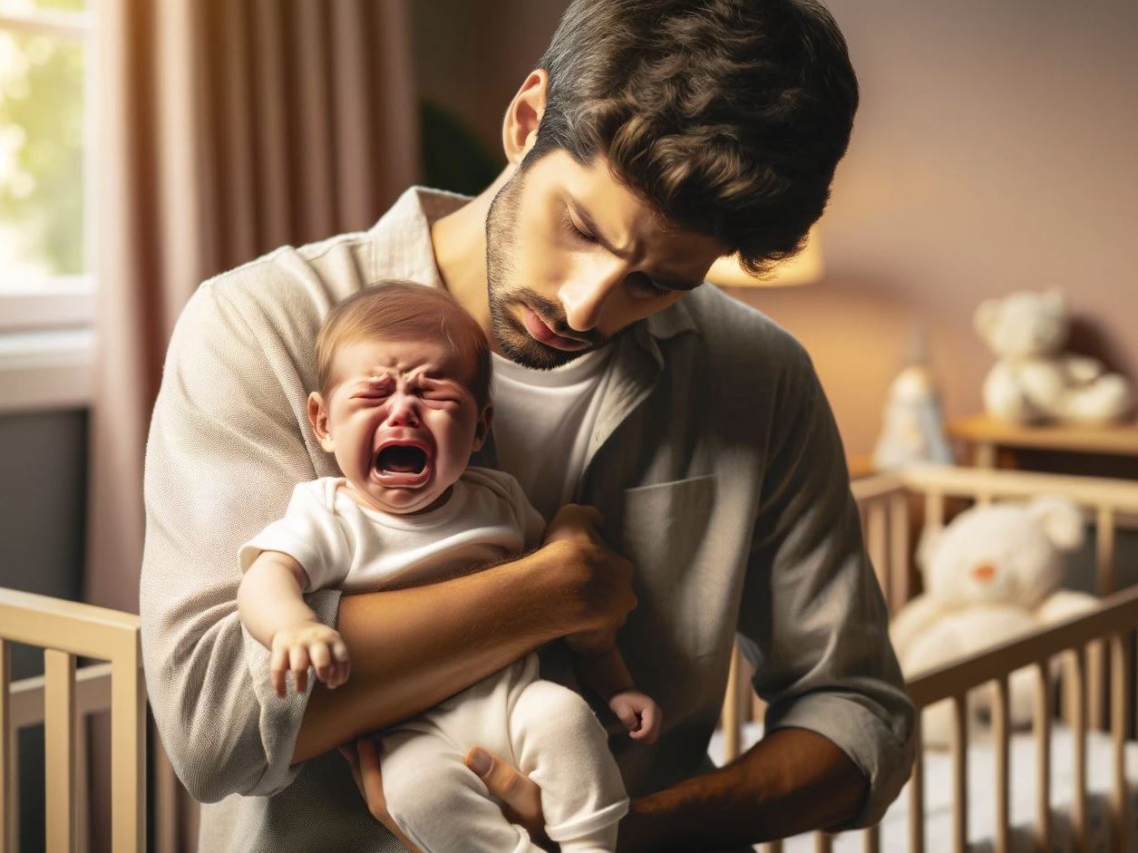 Schreibabys können herausfordernd sein - für die ganze Familie. Schreibabys können herausfordernd sein - für die ganze Familie.