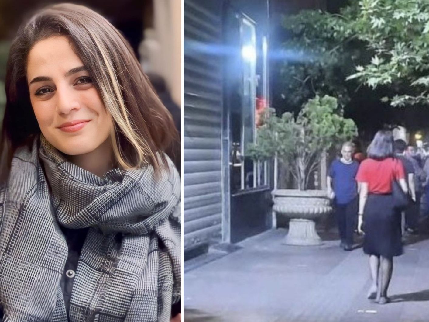 Für dieses Foto (rechts) wurde Roja Heshmati festgenommen. Für dieses Foto (rechts) wurde Roja Heshmati festgenommen.