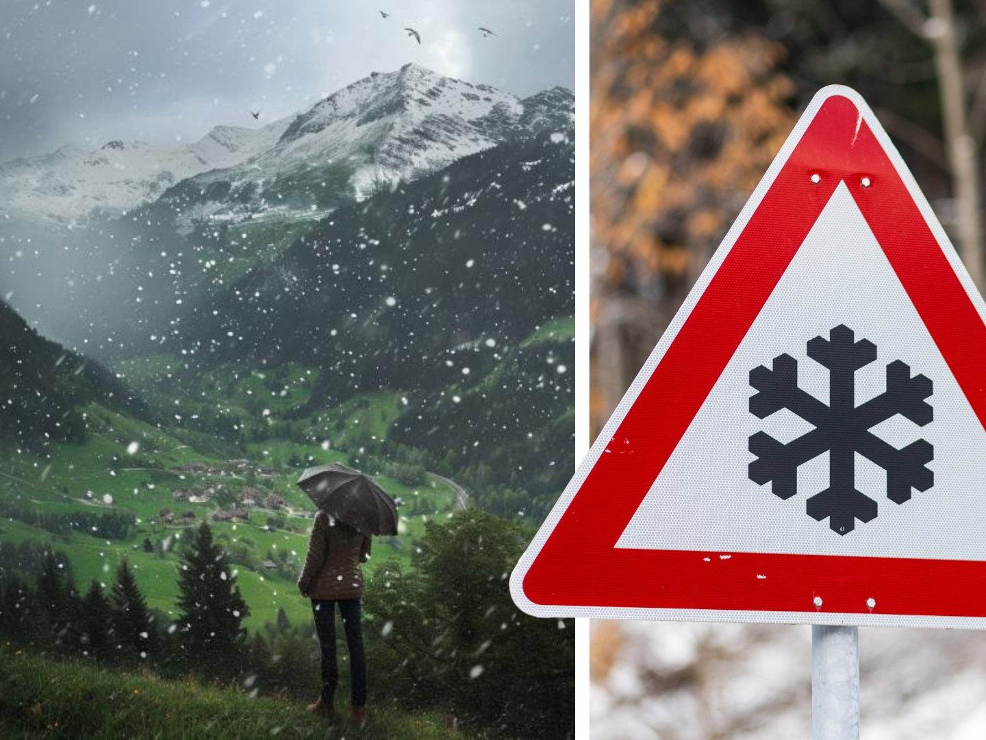 Achtung: Schnee im Anmarsch!