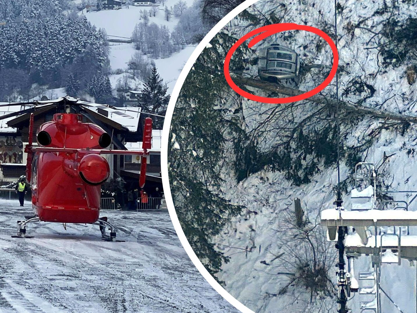 Am Dienstag kam es zu einem tragischen Gondel-Unglück. Am Dienstag kam es zu einem tragischen Gondel-Unglück.