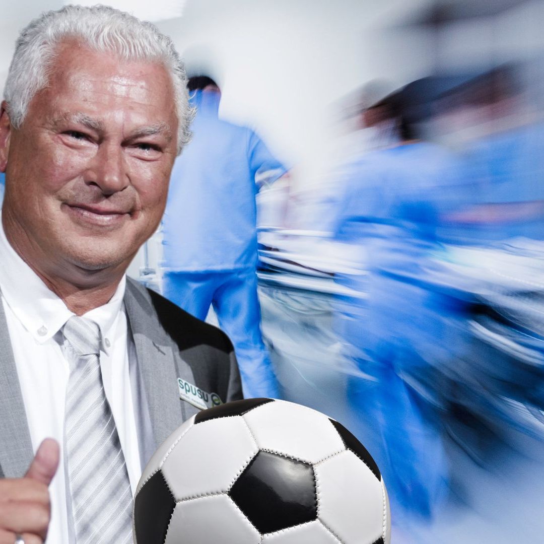 Ex-Torjäger zeigte sich bei Medientermin erleichtert - Erst auf Drängen seiner Frau ins Krankenhaus