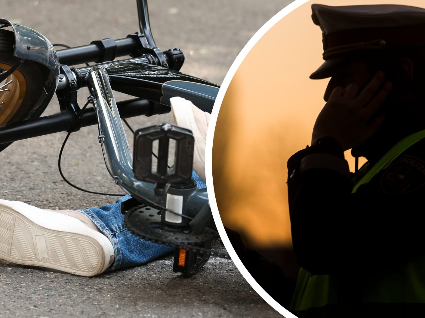 Die Polizei sucht nach dem Radfahrer. (Symbolbild) Die Polizei sucht nach dem Radfahrer. (Symbolbild)