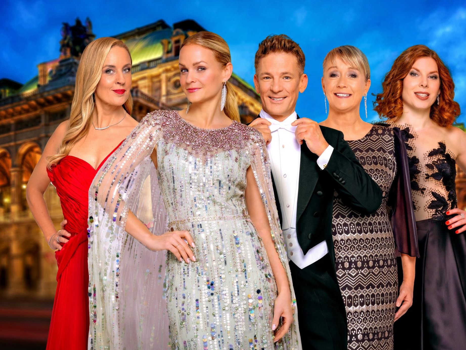 Das sind die Roben der ORF-Moderatorinnen. Das sind die Roben der ORF-Moderatorinnen.