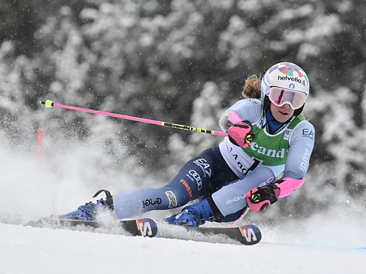 Marta Bassino stand in dieser Saison noch nicht auf dem Podest