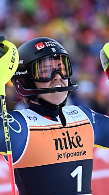 Swenn Larsson führt im Soldeu-Slalom