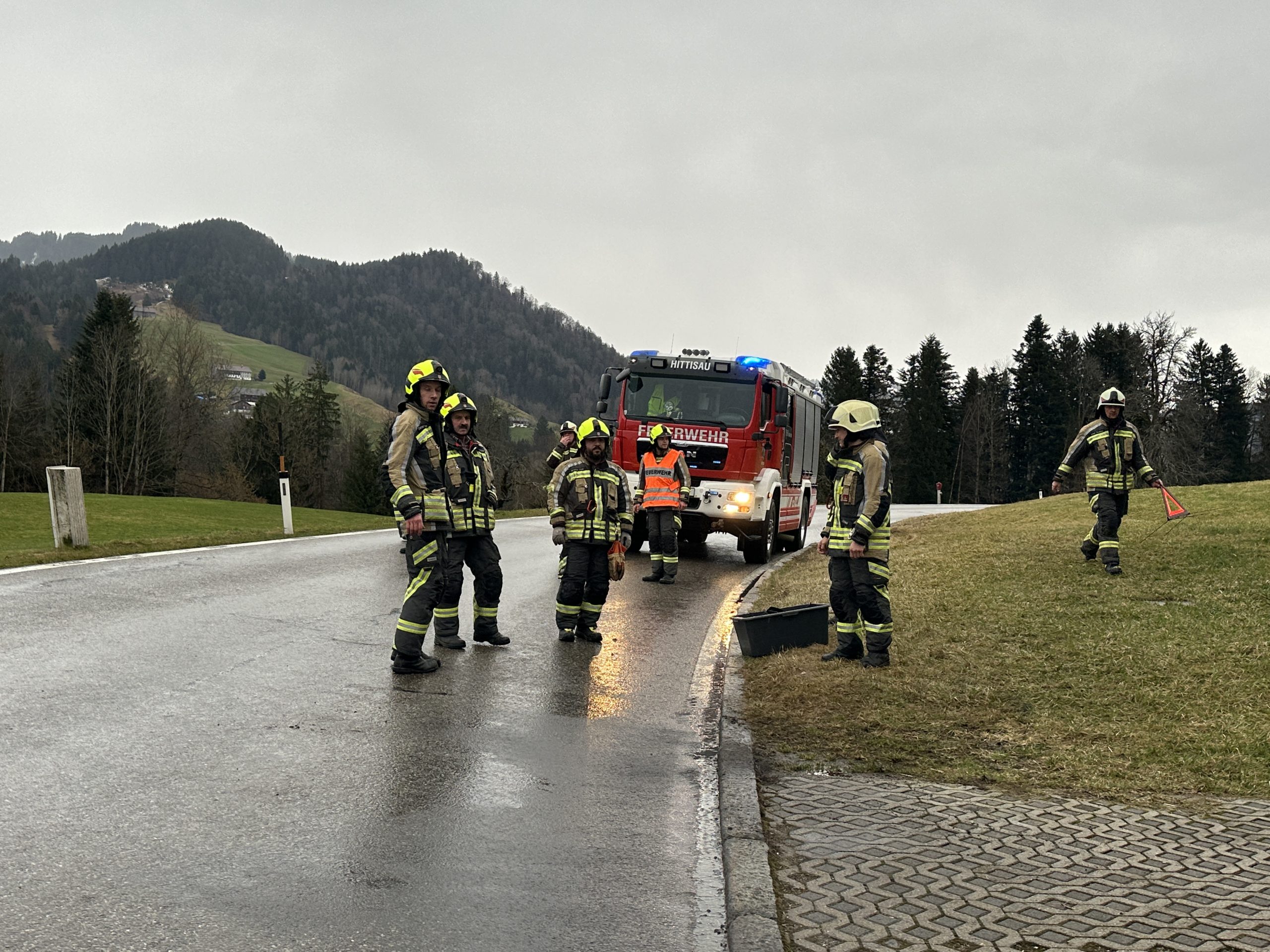 Die Feuerwehr war schnell vor Ort.
