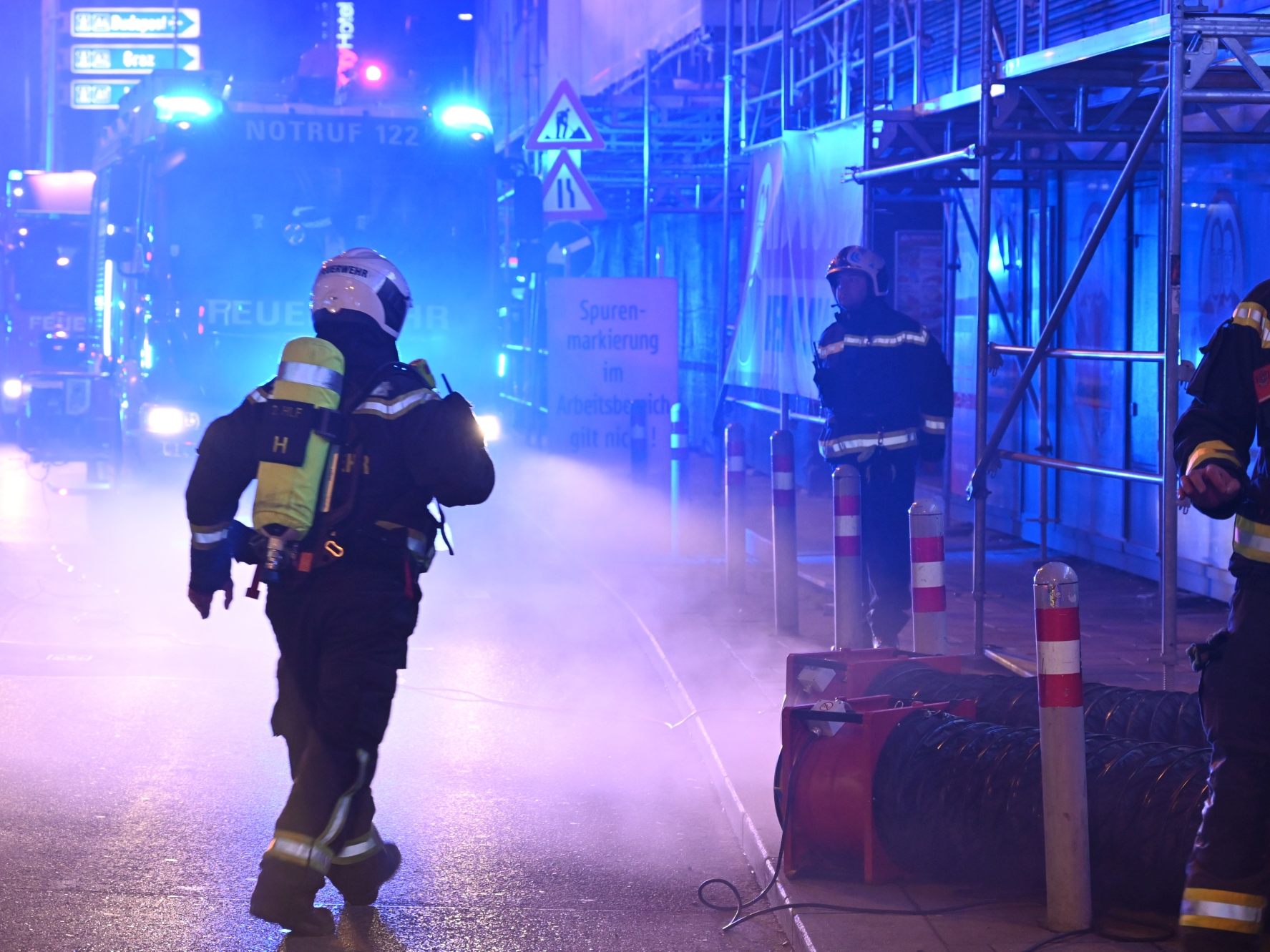 In einem Keller in der Wiener Mariahilfer Straße kam es zu einem Brand. In einem Keller in der Wiener Mariahilfer Straße kam es zu einem Brand.