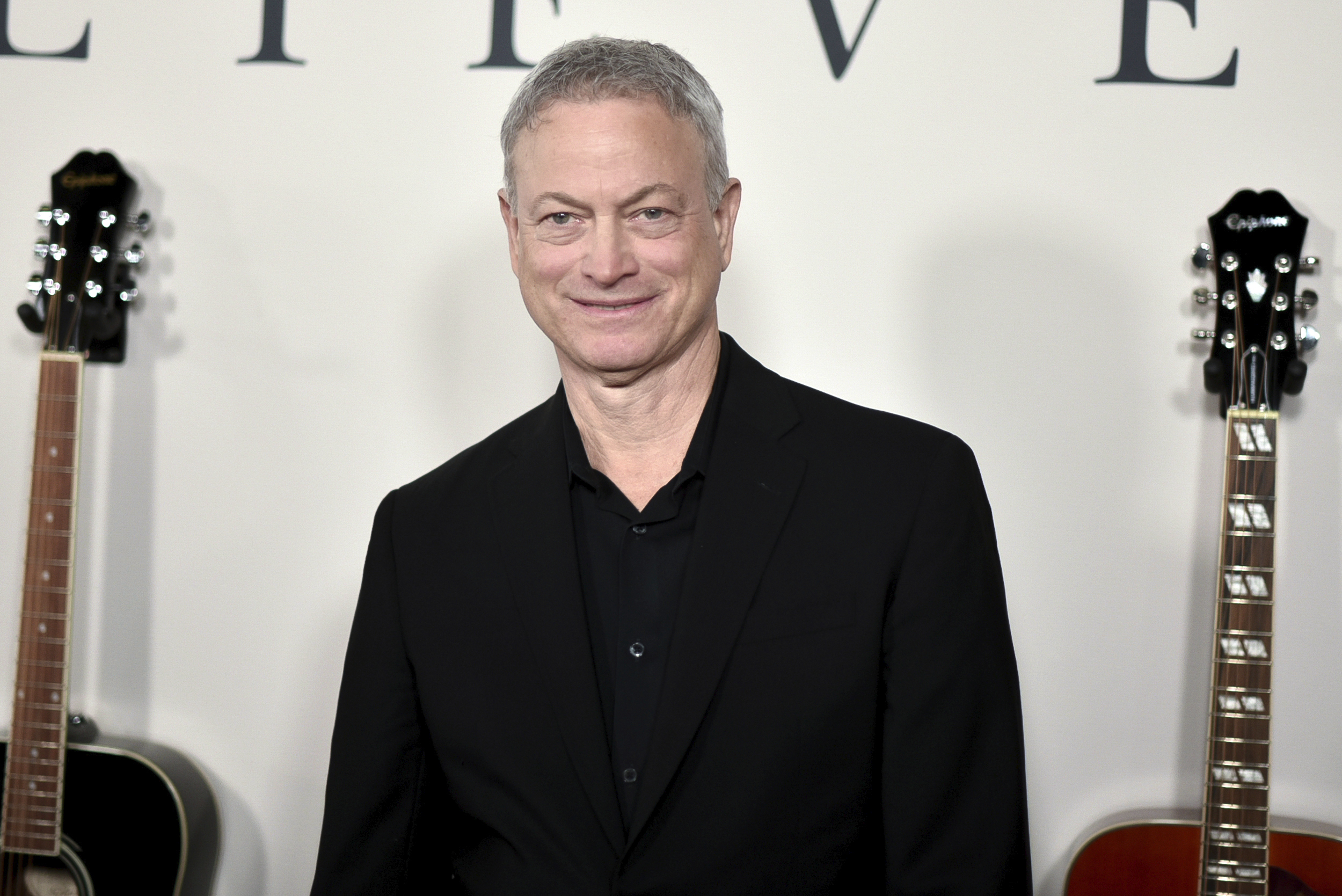 Gary Sinise besucht die LA-Premiere von "I Still Believe" im ArcLight Hollywood am Samstag, den 7. März 2020, in Los Angeles. Gary Sinise besucht die LA-Premiere von "I Still Believe" im ArcLight Hollywood am Samstag, den 7. März 2020, in Los Angeles.