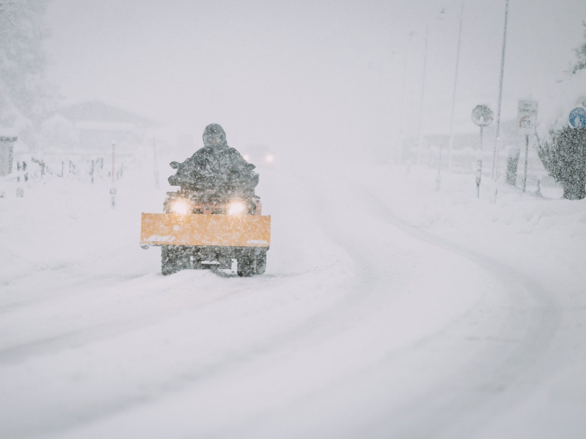 In Teilen Österreichs kommt es zu einem starken Schneefall, daher wurde eine Wetterwarnung herausgegeben.