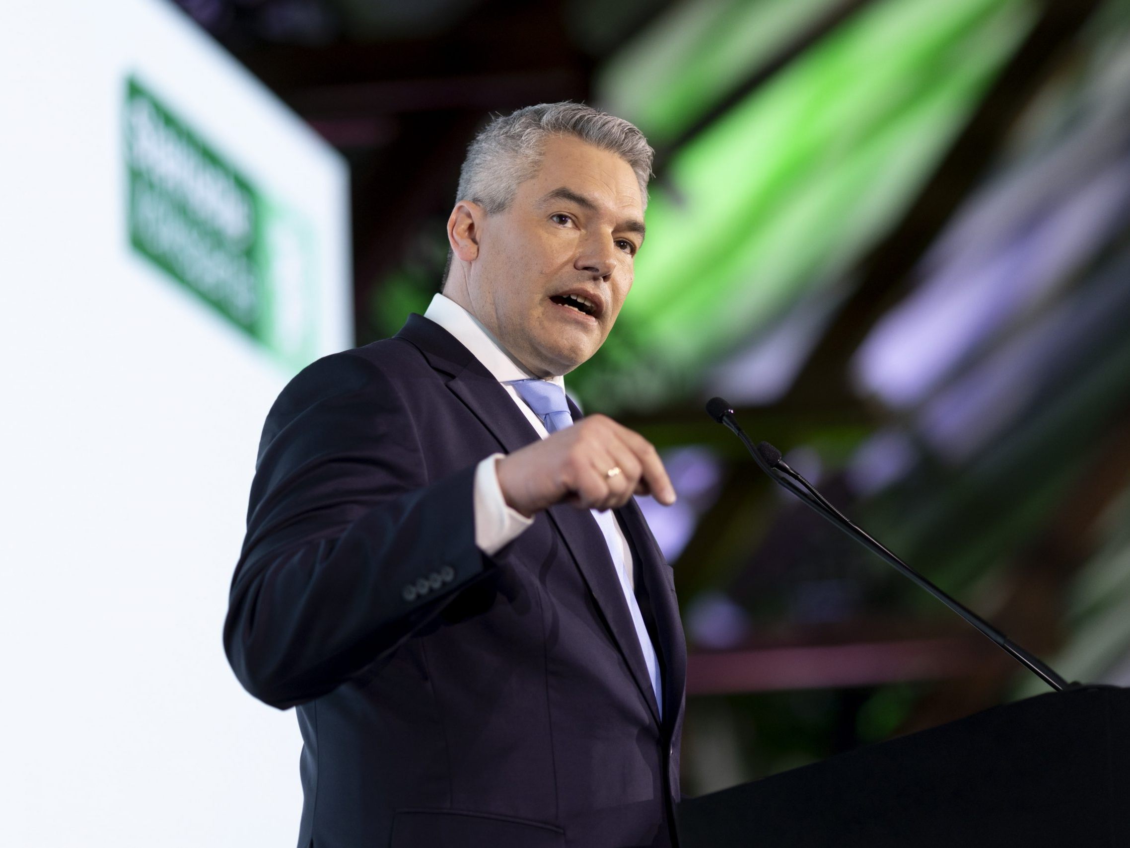 ÖVP-Bundeskanzler Nehammer in der Steiermark.