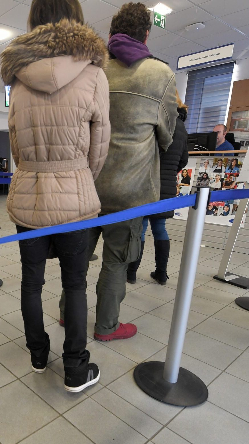 Die Arbeitslosigkeit ist im Jänner um 8 Prozent gestiegen.