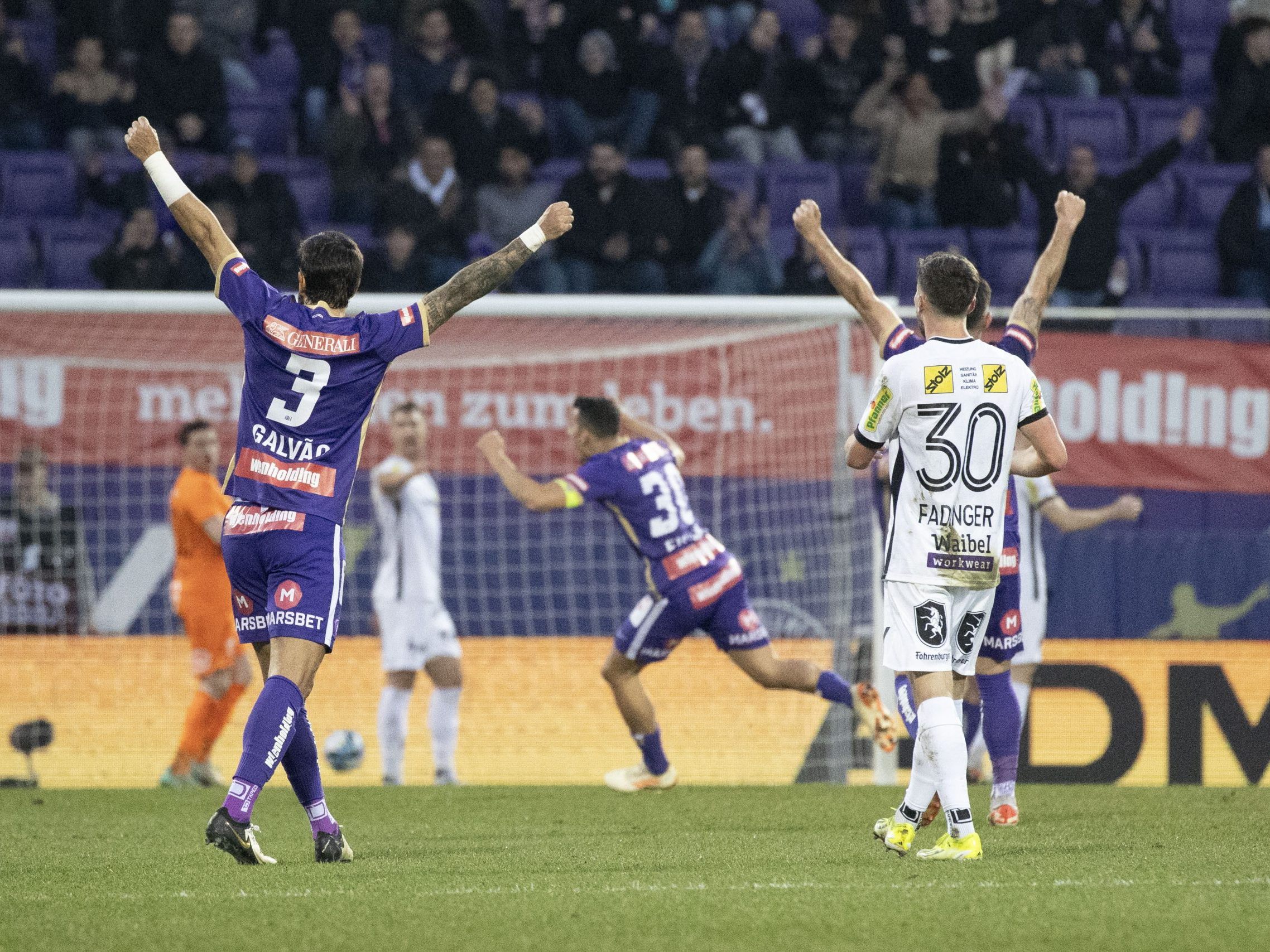 Austria Wien feiert Führungstreffer