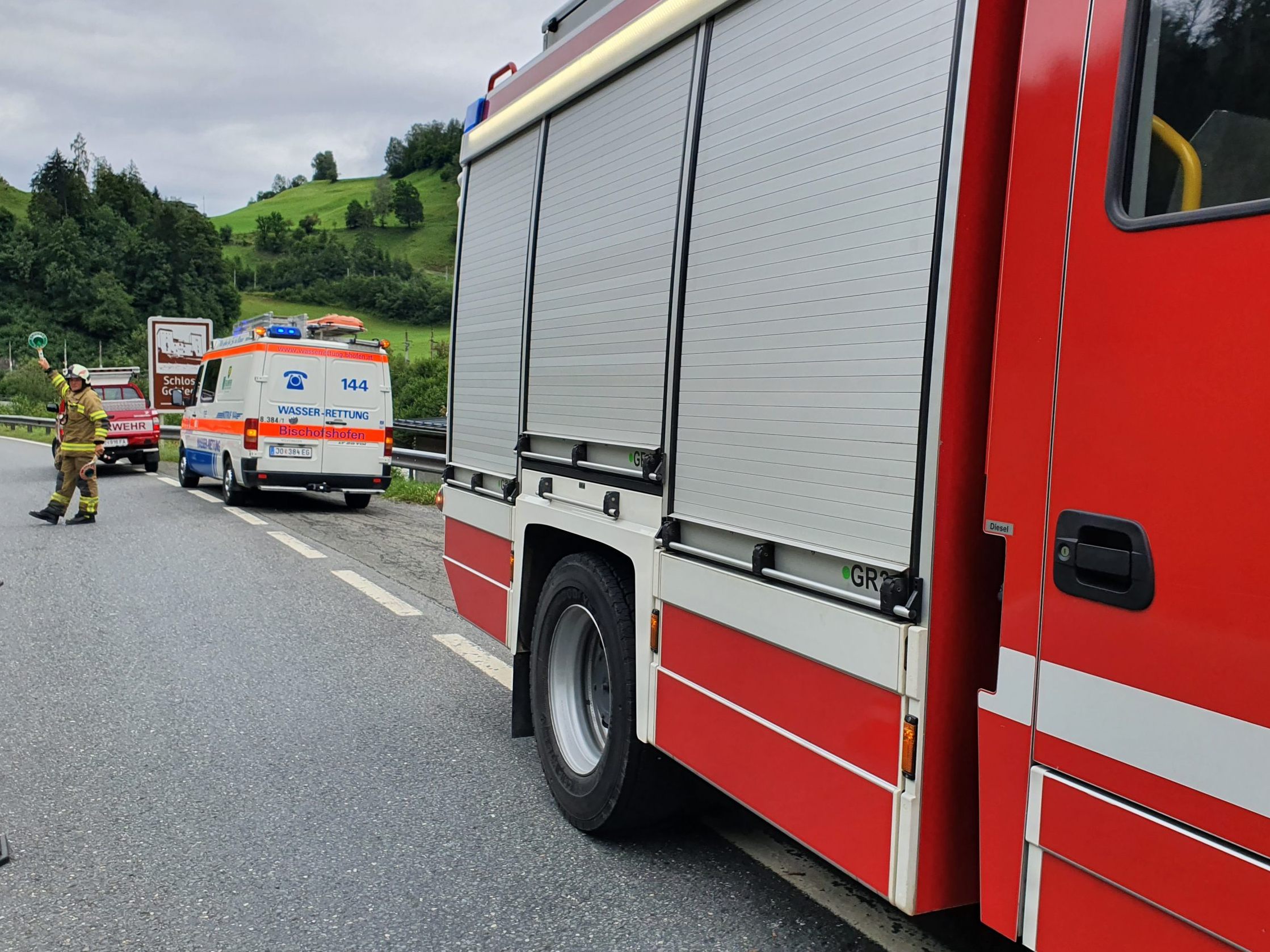 Große Suchaktion nach Journalistin bei Braunau.