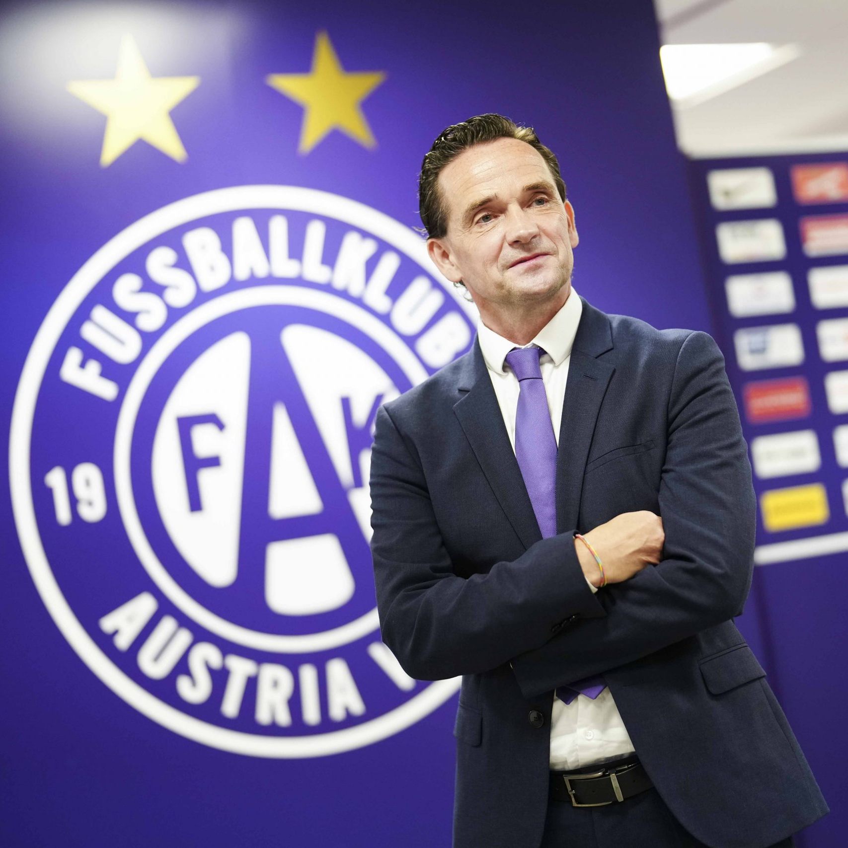 Der Präsident der Wiener Austria, Kurt Gollowitzer.