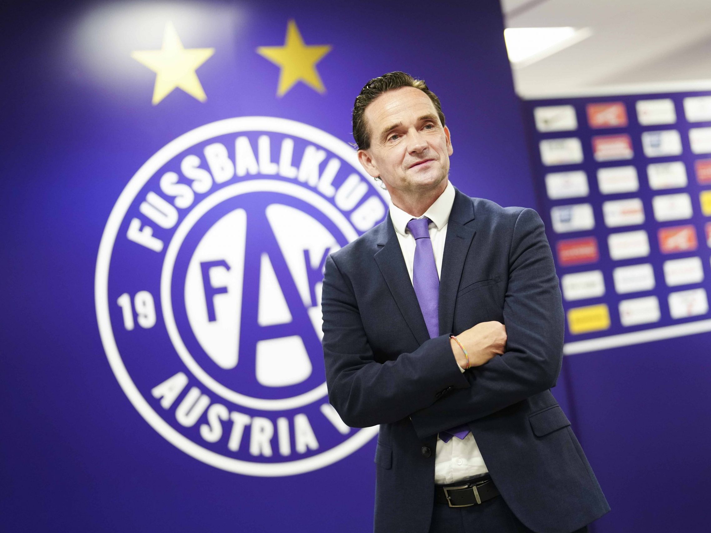 Der Präsident der Wiener Austria, Kurt Gollowitzer. Der Präsident der Wiener Austria, Kurt Gollowitzer.