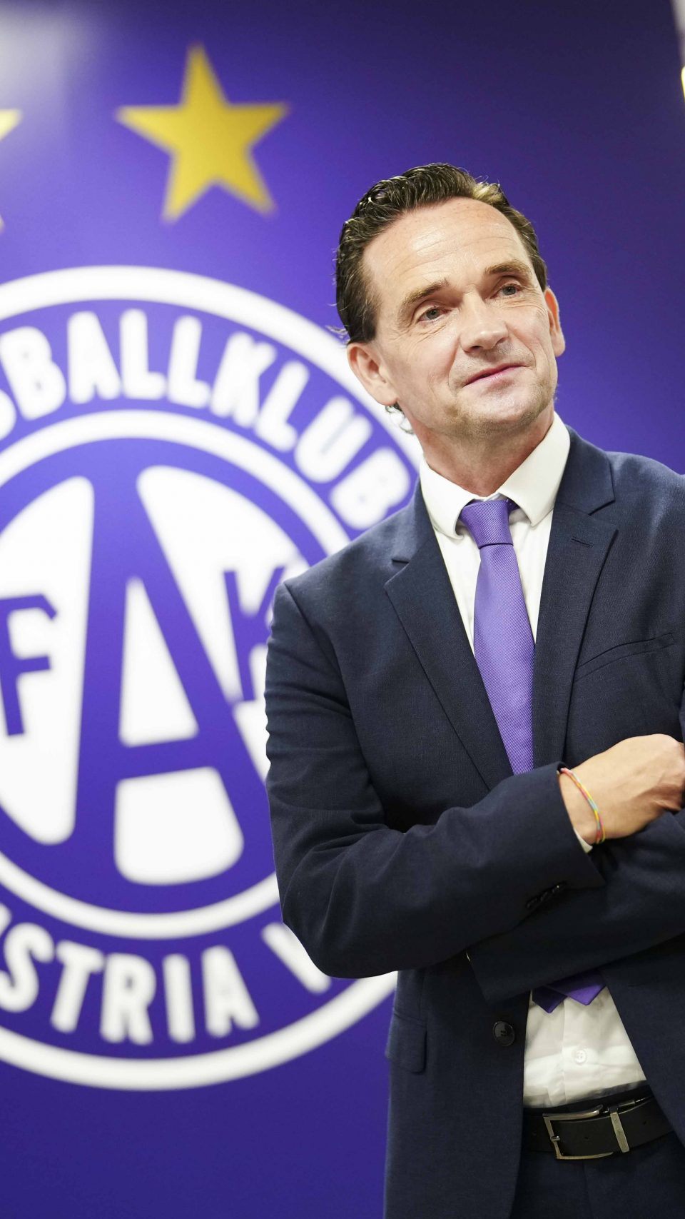 Der Präsident der Wiener Austria, Kurt Gollowitzer.