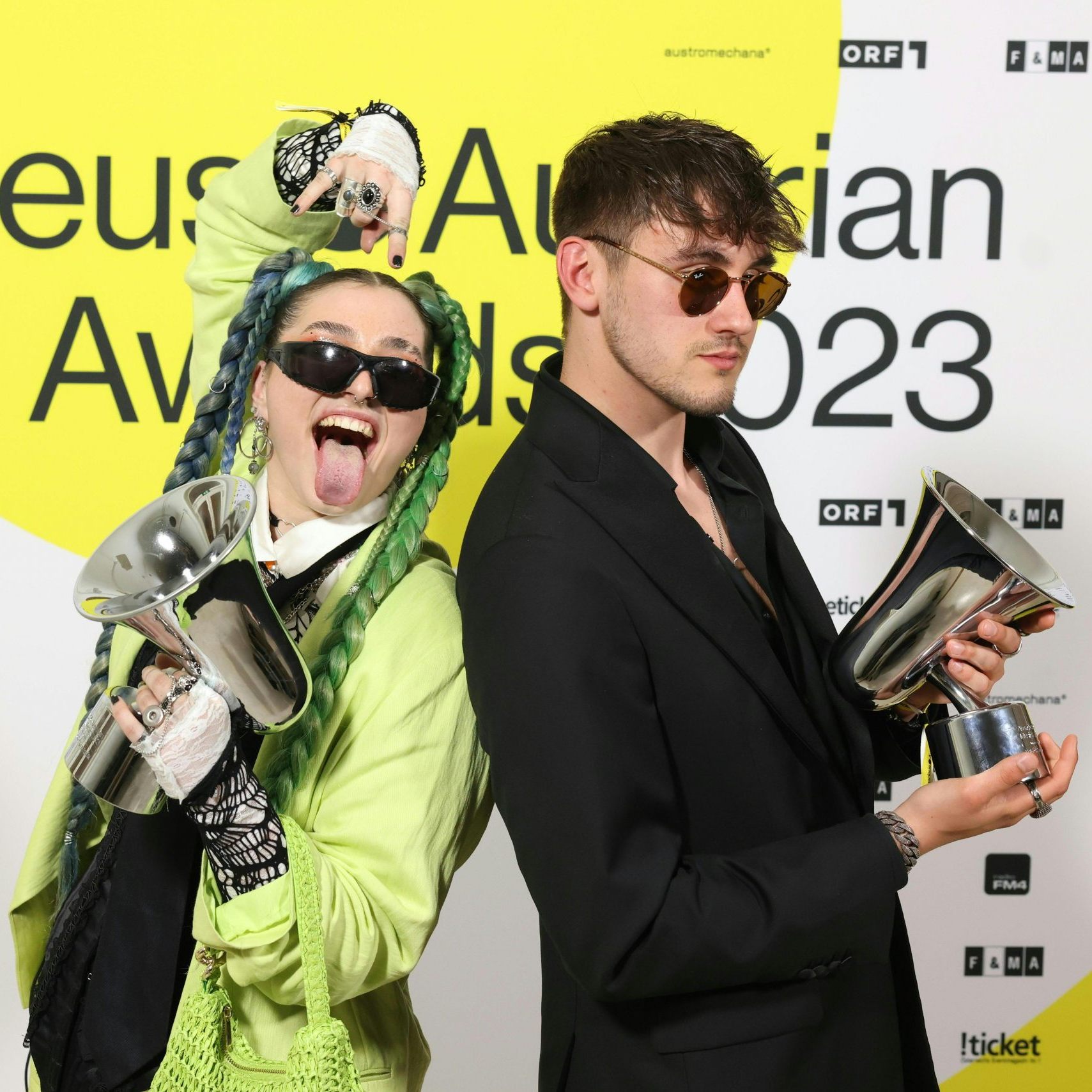 LUM!X und Pia Maria erhielten im Vorjahr den Amadeus Award für den Song des Jahres.