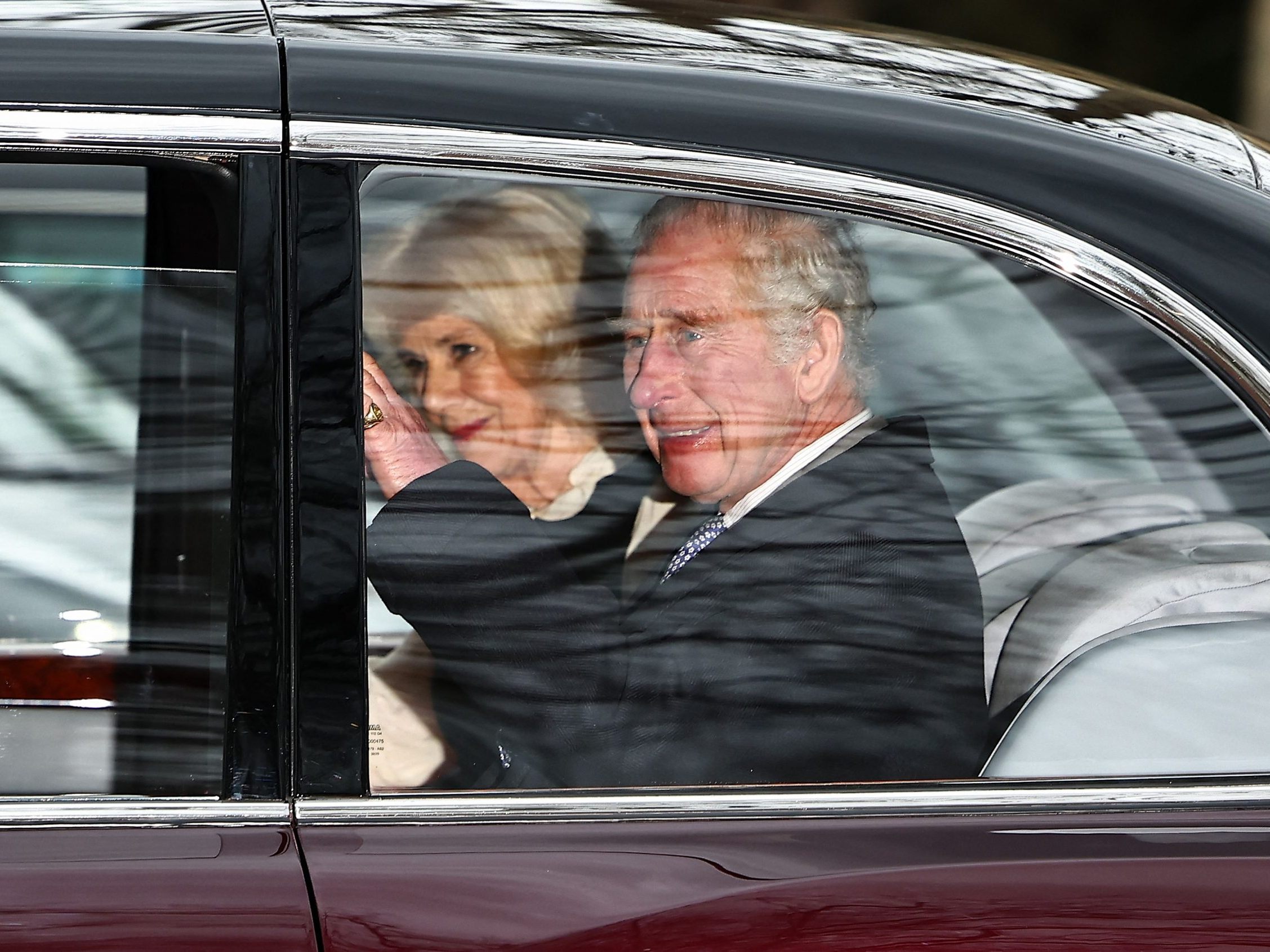 König Charles III. zeigte sich der Öffentlichkeit.