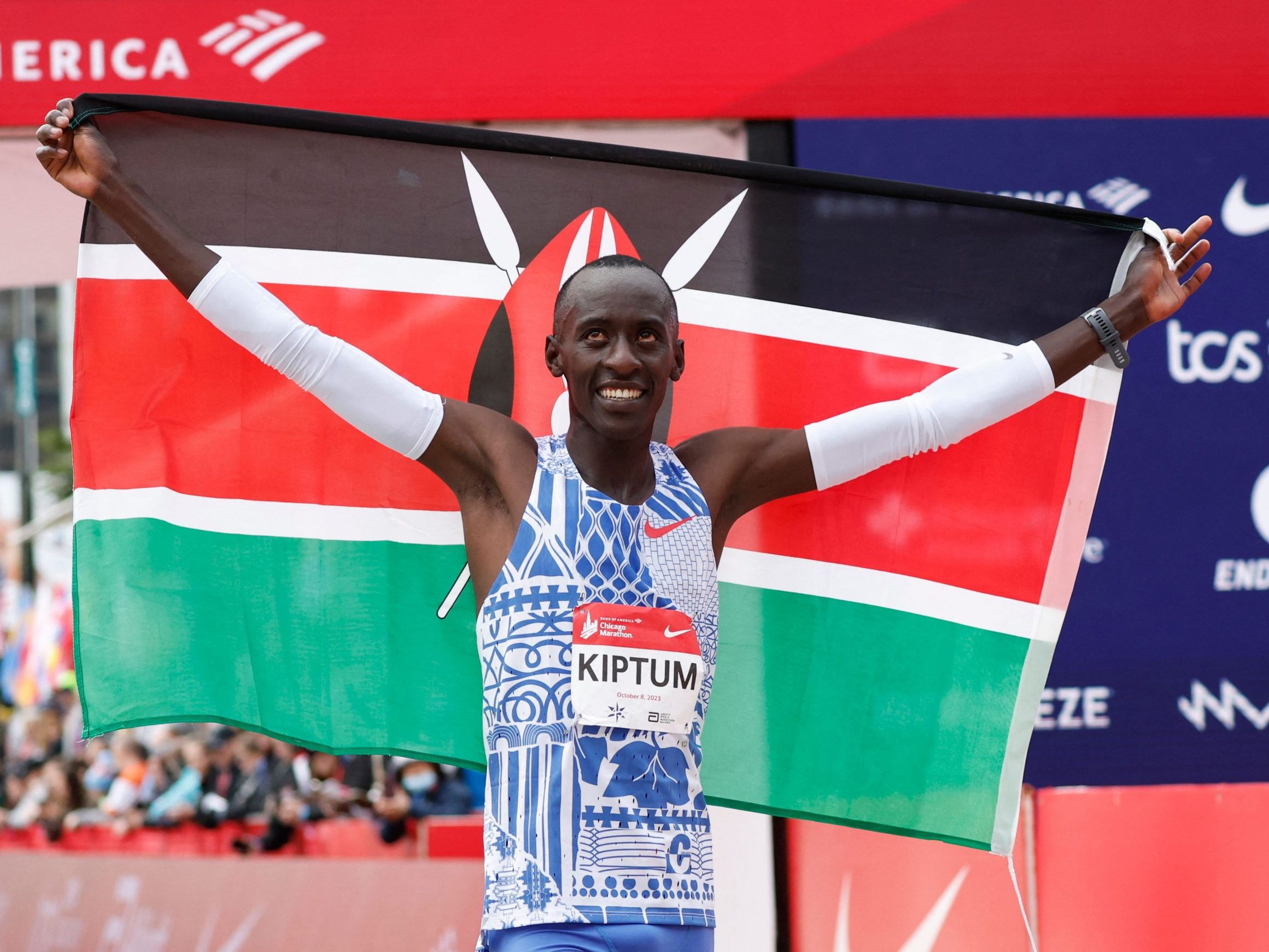 Kelvin Kiptum sorgte 2023 für einen neuen Marathon-Weltrekord. Kelvin Kiptum sorgte 2023 für einen neuen Marathon-Weltrekord.