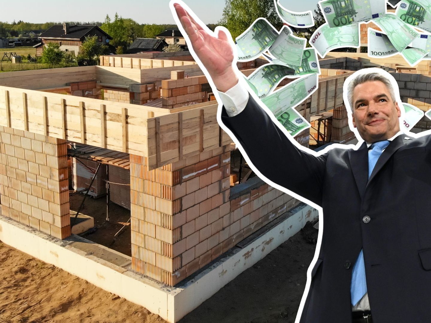 Die Regierung investiert eine Milliarde Euro in den Wohnbau. Die Regierung investiert eine Milliarde Euro in den Wohnbau.