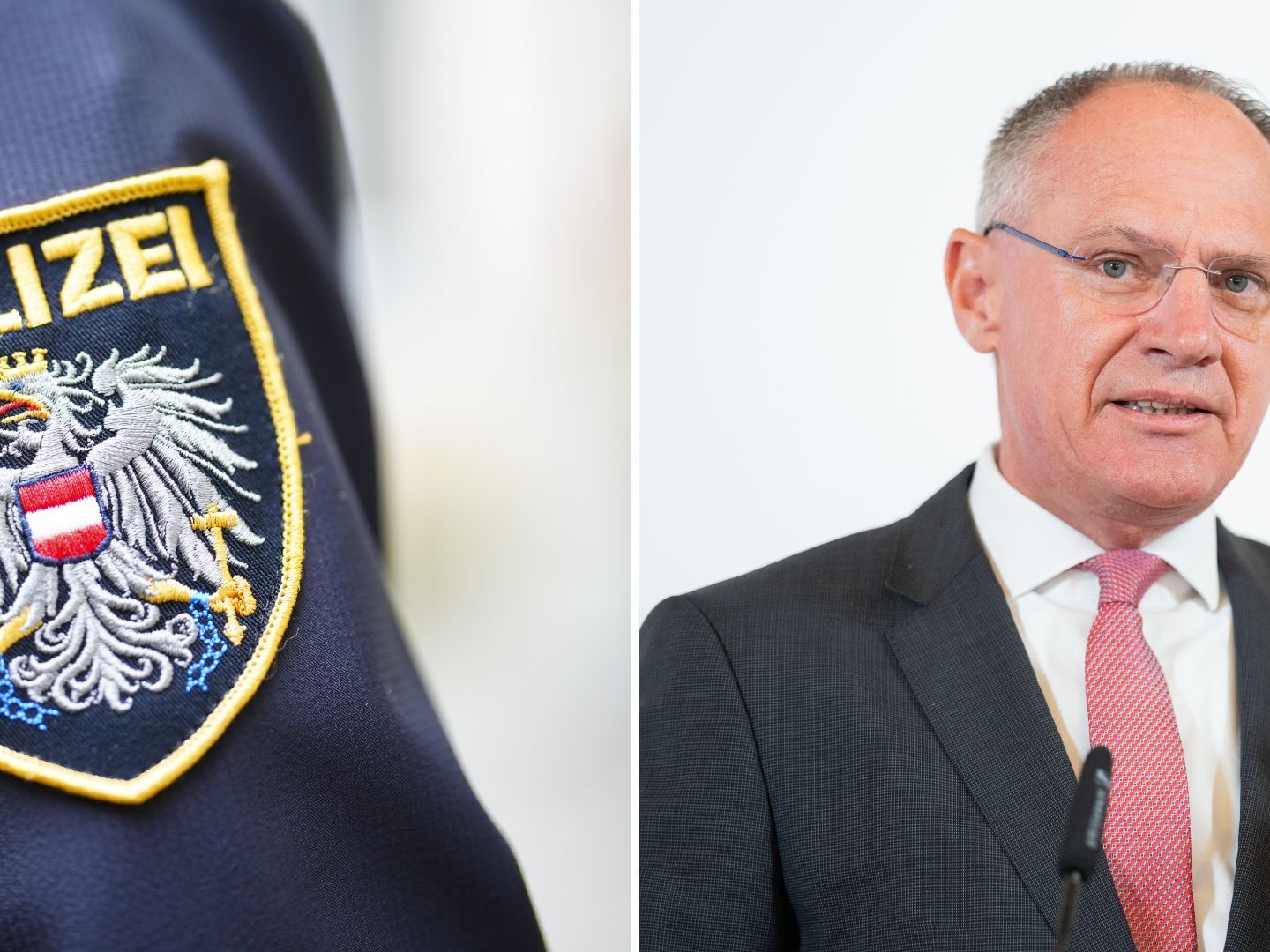 Karner stand bereits im neuen Polizei-Foodtruck. Karner stand bereits im neuen Polizei-Foodtruck.