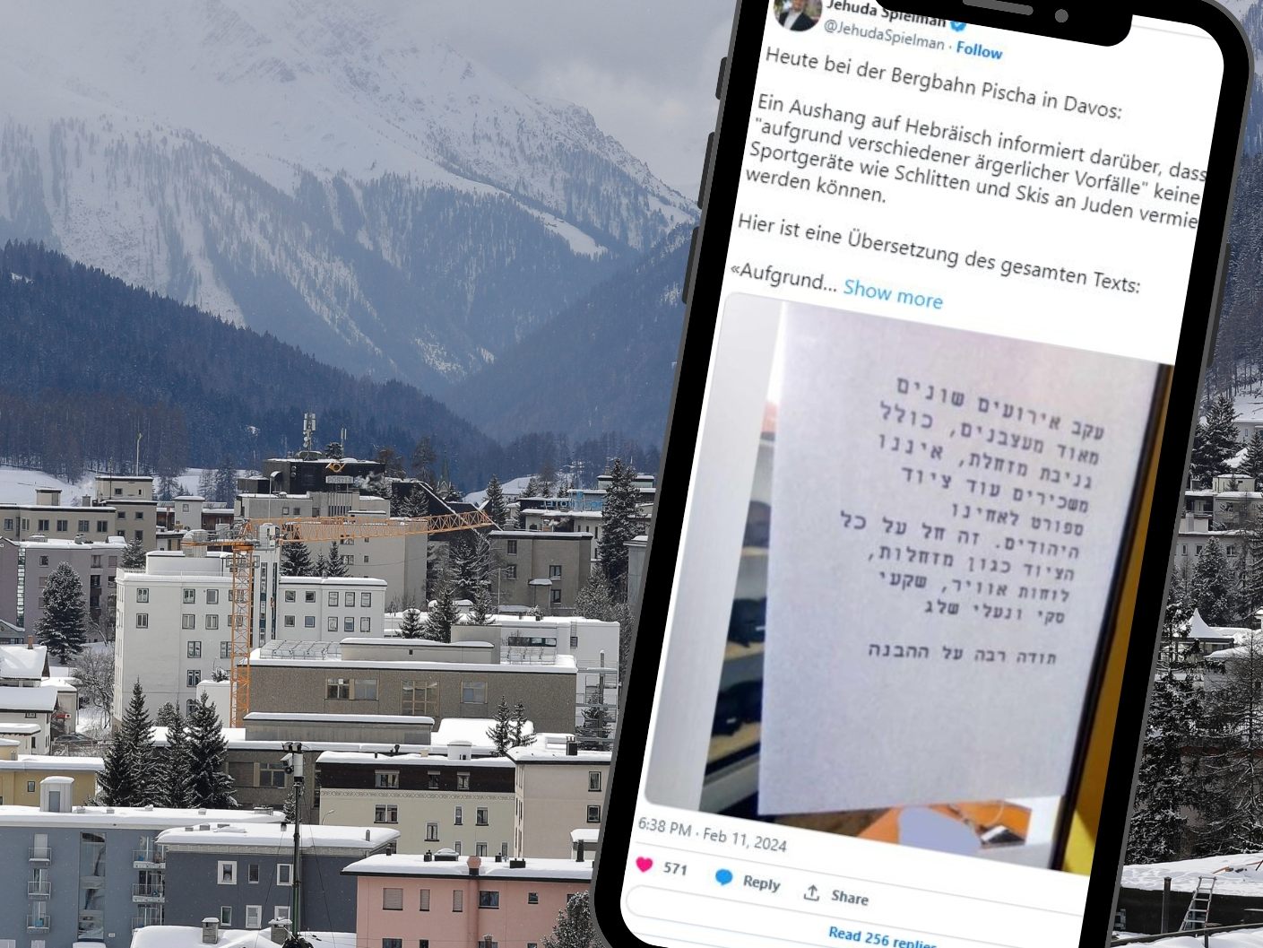 in Graubünden schwelt seit Jahren ein Konflikt zwischen dem Tourismus und orthodoxen Juden der jetzt um einen antisemitischen Eklat "reicher" ist.