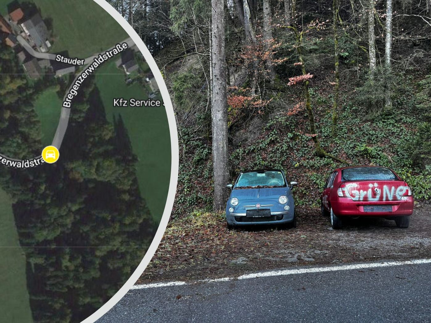 Wer hat diese Autos hier abgestellt? Wer hat diese Autos hier abgestellt?