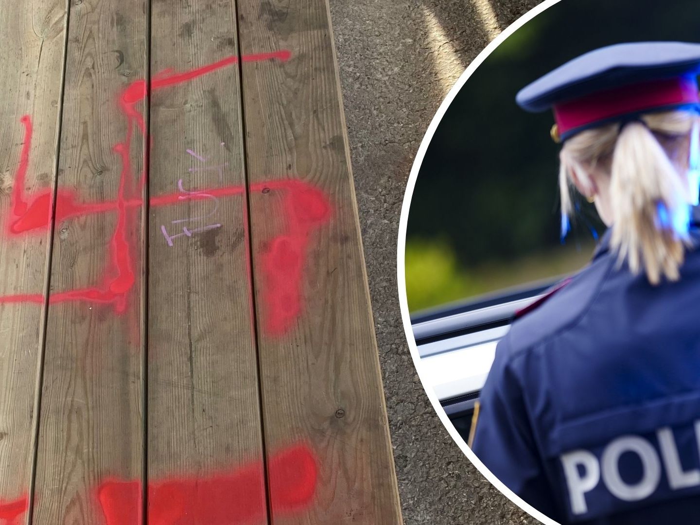 23 Hakenkreuze in Lauterach entdeckt.
