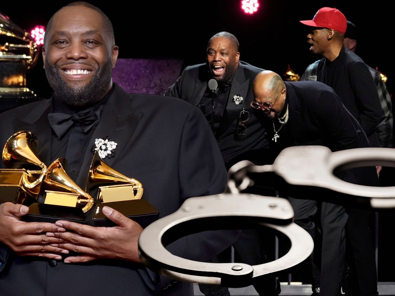Der Rapper Killer Mike, der kurz zuvor drei Grammys abgeräumt hatte, wurde direkt nach der Preisverleihung von der Polizei festgenommen.