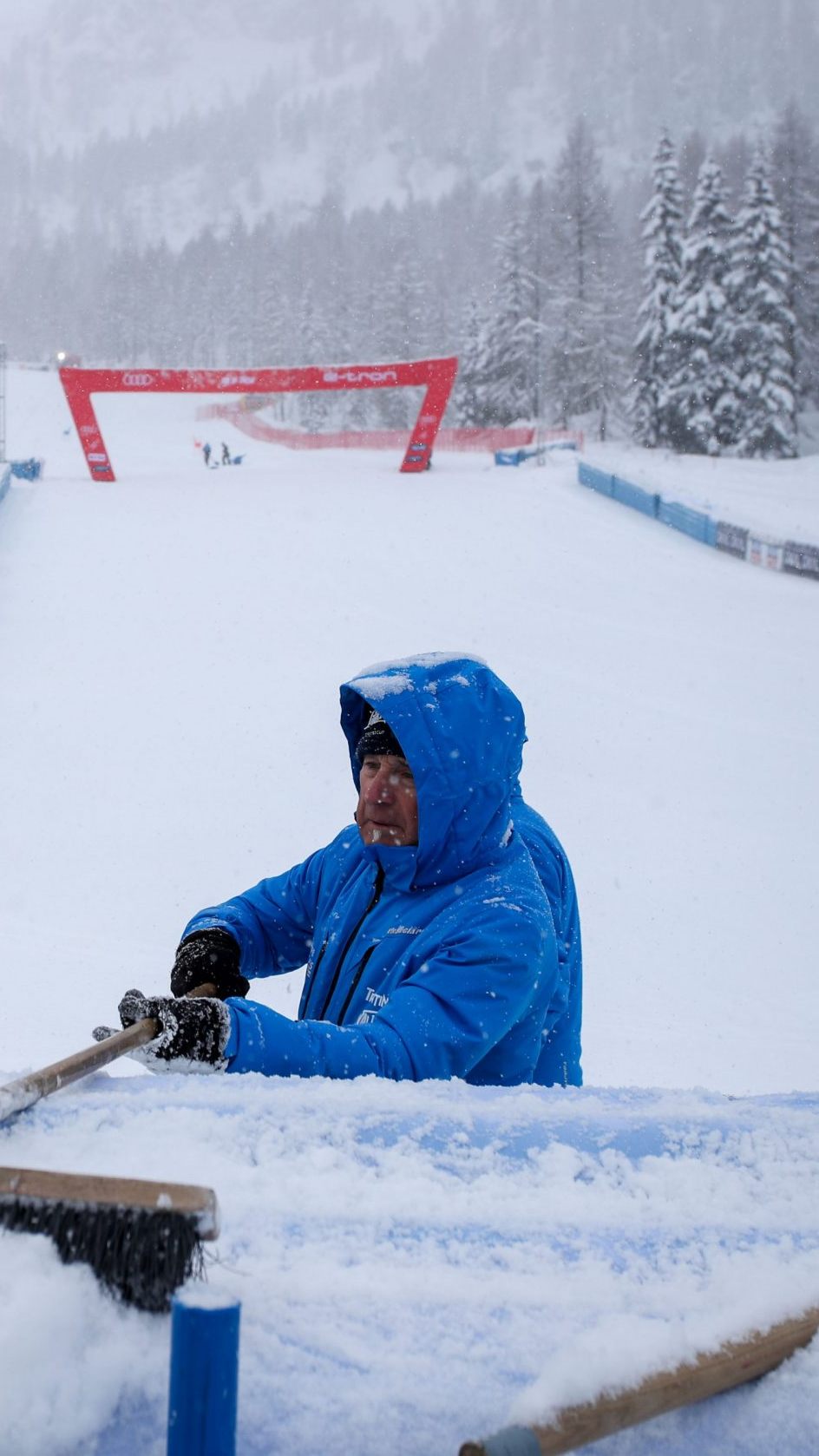 Auch heute kein Super-G in Val di Fassa.