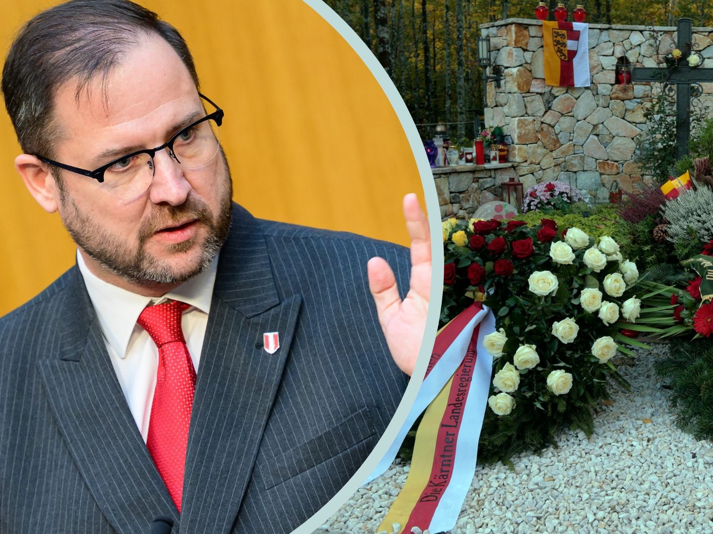 FPÖ-Generalsekretär Christian Hafenecker mutmaßte in einer Aussendung über die politische Gesinnung der Täter.